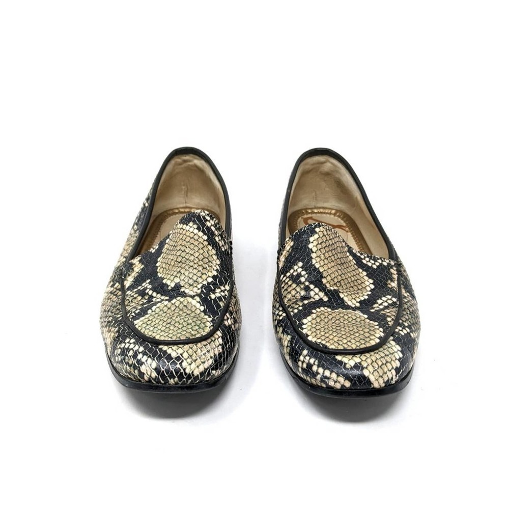 Sam Edelman Womens 6 Leon Snake Python Slip On Le… - image 2